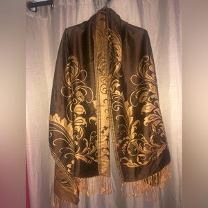 Cashmere brown pashmina